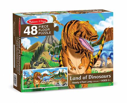 Напольный Пазл – Динозавры, 48 элементов 